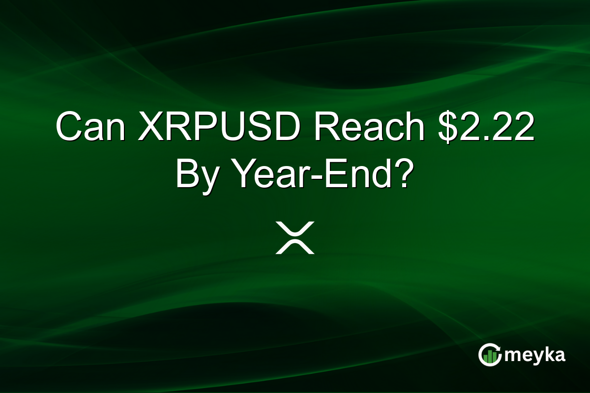 Can XRPUSD Reach $2.22 By Year-End?