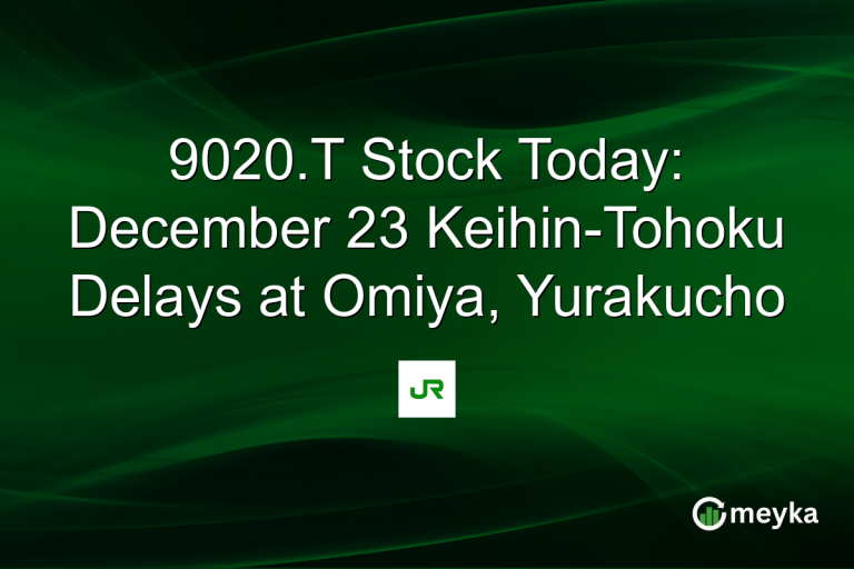 9020.T Stock Today: December 23 Keihin-Tohoku Delays at Omiya, Yurakucho