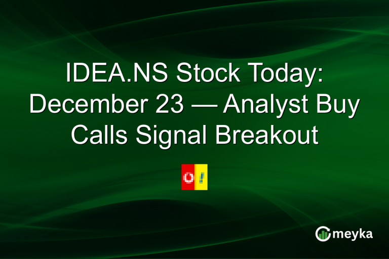 IDEA.NS Stock Today: December 23 — Analyst Buy Calls Signal Breakout
