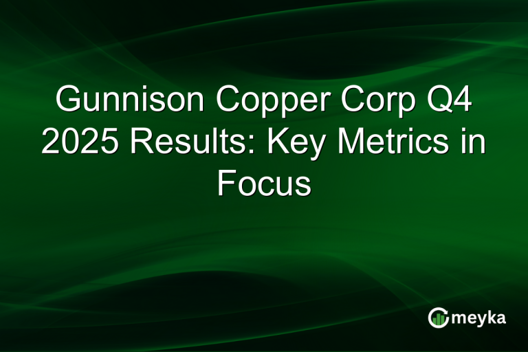 Gunnison Copper Corp Q4 2025 Results: Key Metrics in Focus