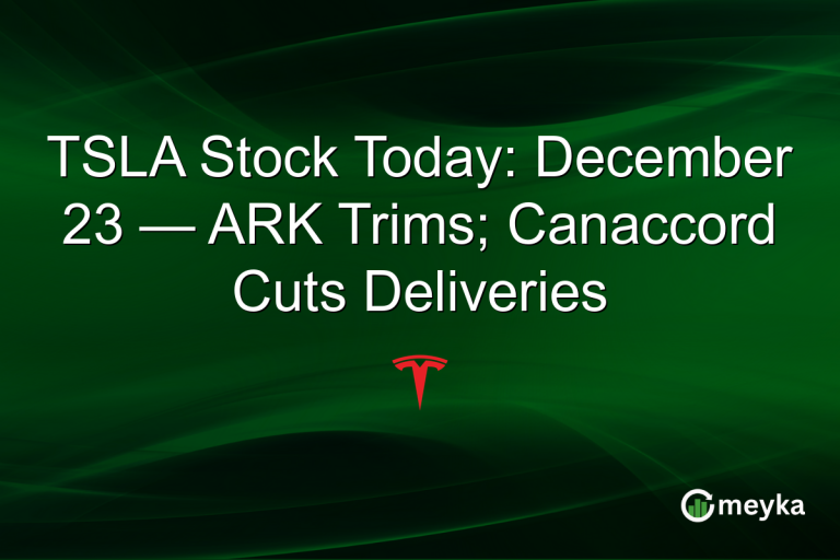 TSLA Stock Today: December 23 — ARK Trims; Canaccord Cuts Deliveries