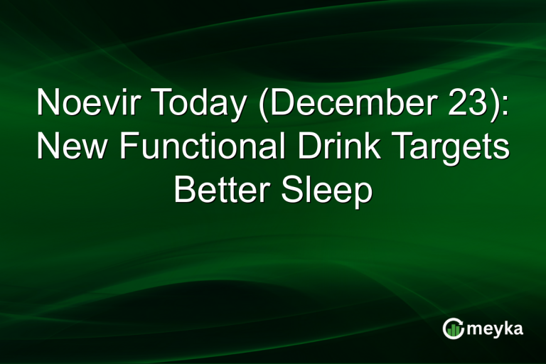 Noevir Today (December 23): New Functional Drink Targets Better Sleep