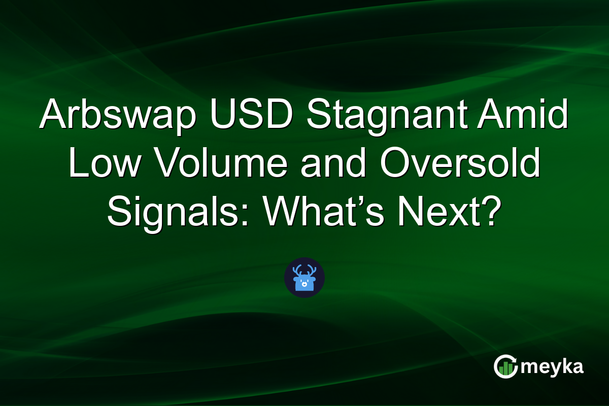 Arbswap USD Stagnant Amid Low Volume and Oversold Signals: What’s Next?