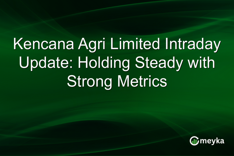 Kencana Agri Limited Intraday Update: Holding Steady with Strong Metrics