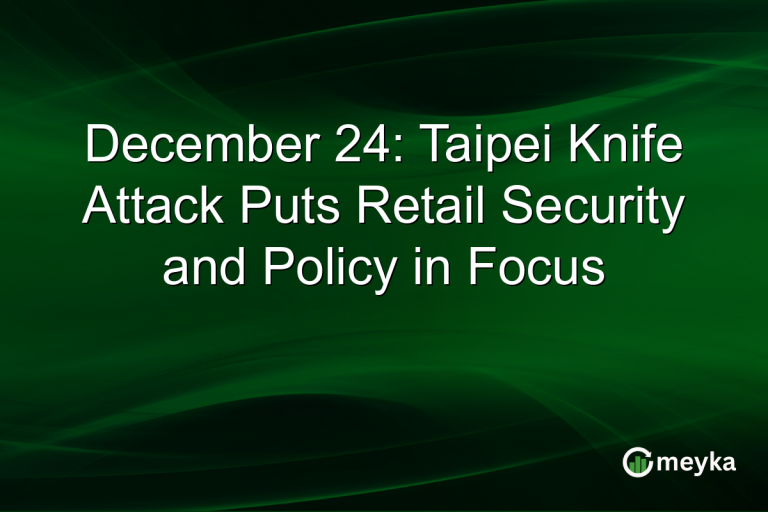 December 24: Taipei Knife Attack Puts Retail Security and Policy in Focus