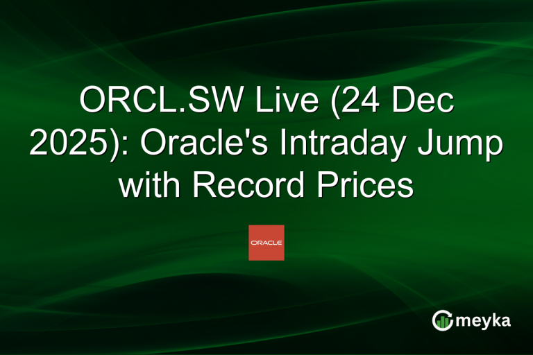 ORCL.SW Live (24 Dec 2025): Oracle's Intraday Jump with Record Prices