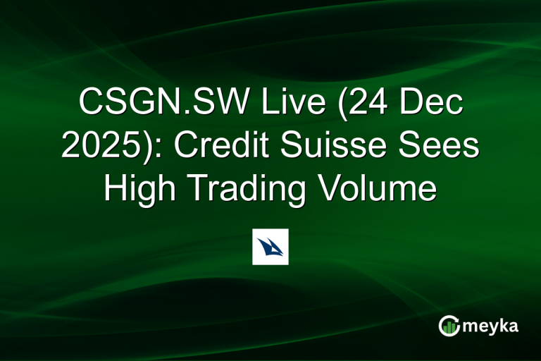CSGN.SW Live (24 Dec 2025): Credit Suisse Sees High Trading Volume