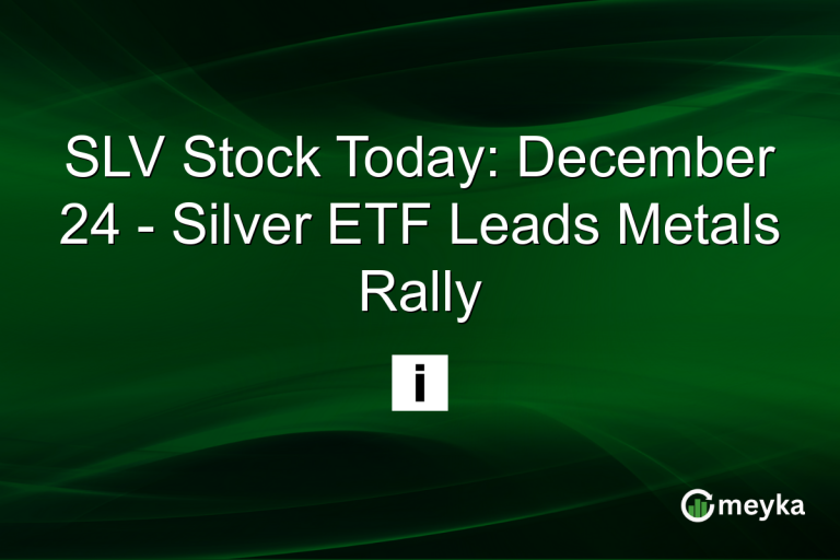 SLV Stock Today: December 24 - Silver ETF Leads Metals Rally