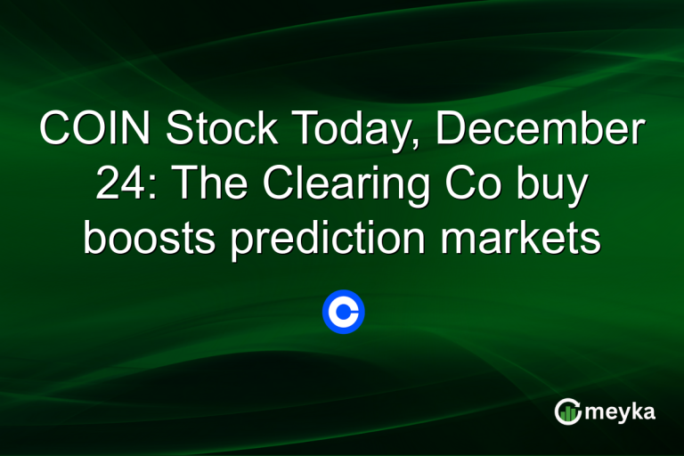 COIN Stock Today, December 24: The Clearing Co buy boosts prediction markets