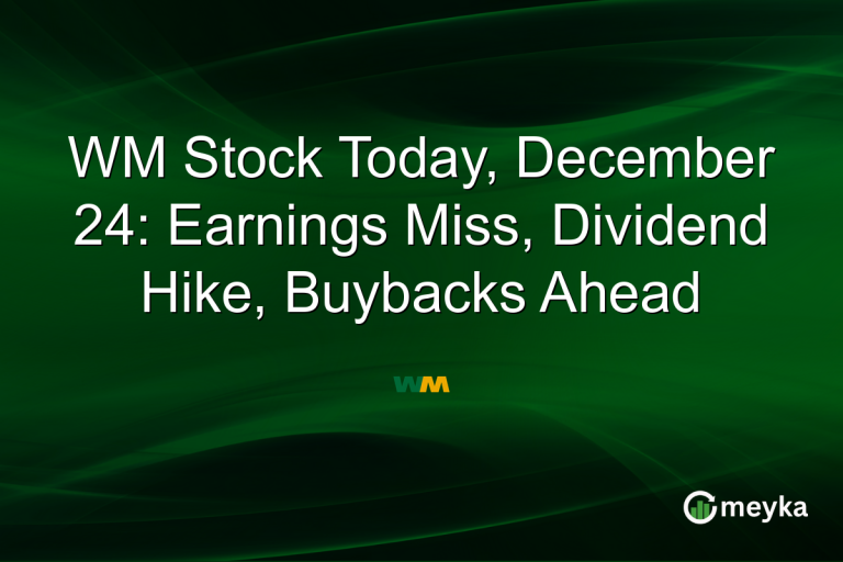 WM Stock Today, December 24: Earnings Miss, Dividend Hike, Buybacks Ahead