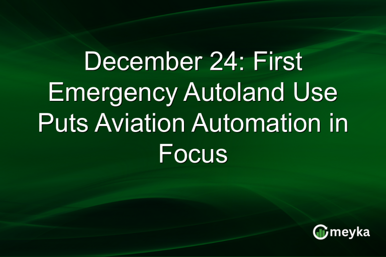 December 24: First Emergency Autoland Use Puts Aviation Automation in Focus