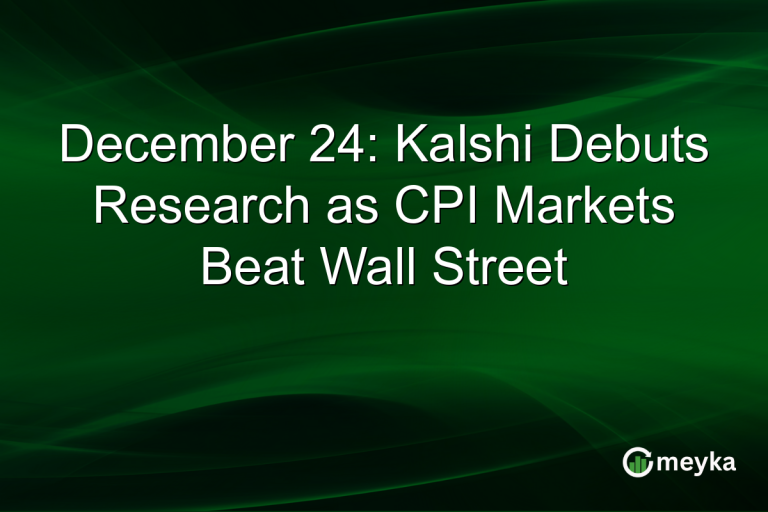 December 24: Kalshi Debuts Research as CPI Markets Beat Wall Street