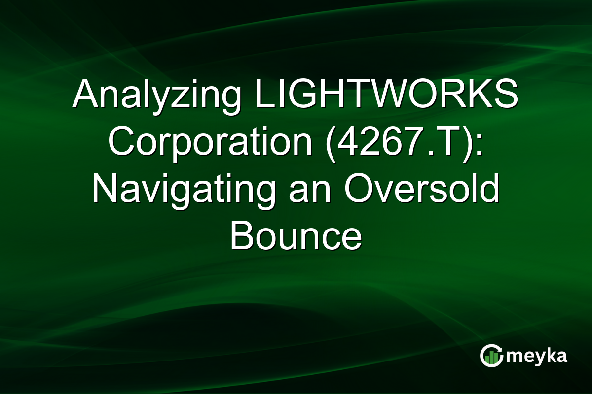 Analyzing LIGHTWORKS Corporation (4267.T): Navigating an Oversold Bounce