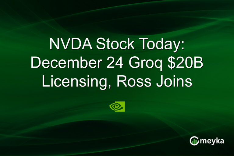 NVDA Stock Today: December 24 Groq $20B Licensing, Ross Joins
