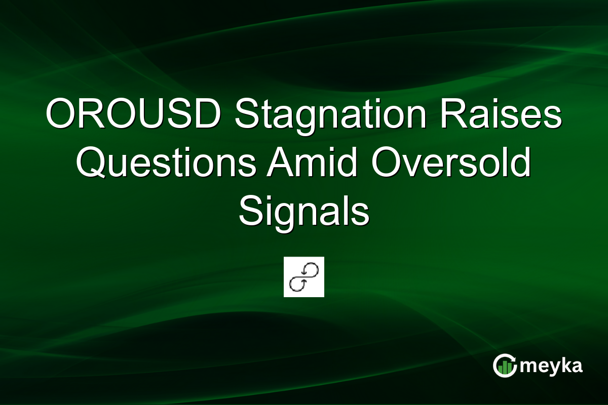 OROUSD Stagnation Raises Questions Amid Oversold Signals