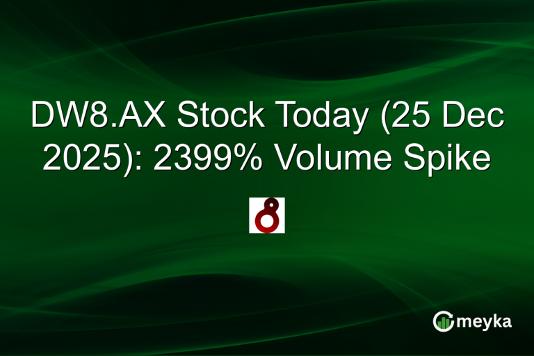 DW8.AX Stock Today (25 Dec 2025): 2399% Volume Spike