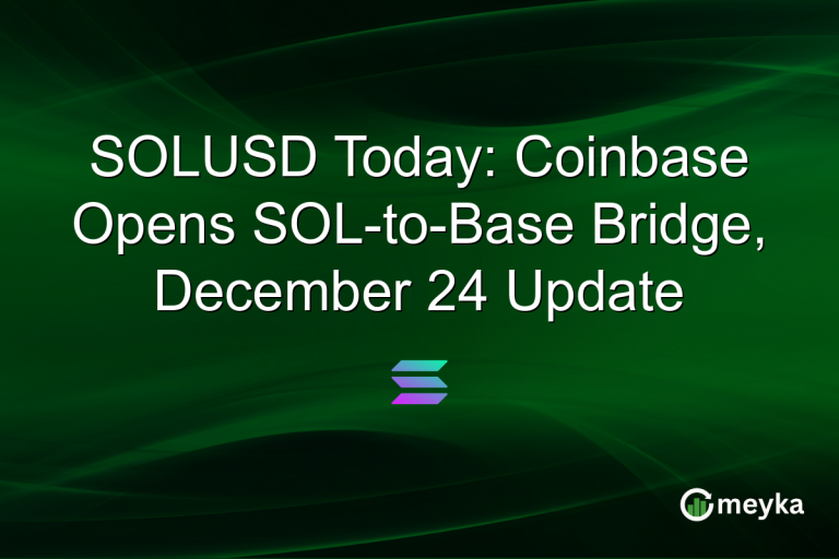 SOLUSD Today: Coinbase Opens SOL-to-Base Bridge, December 24 Update