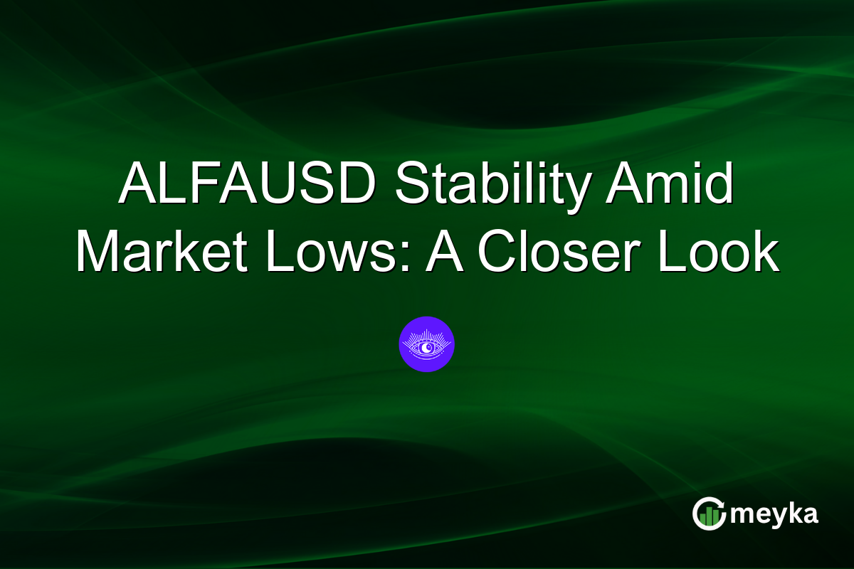 ALFAUSD Stability Amid Market Lows: A Closer Look