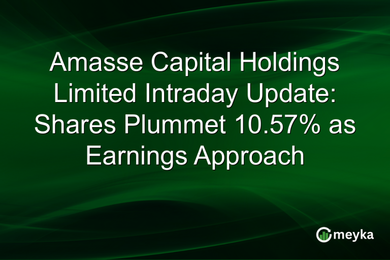 Amasse Capital Holdings Limited Intraday Update: Shares Plummet 10.57% as Earnings Approach