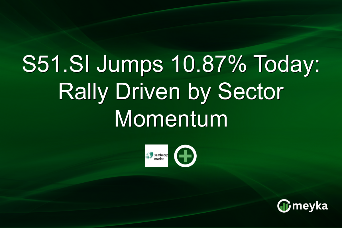 S51.SI Jumps 10.87% Today: Rally Driven by Sector Momentum