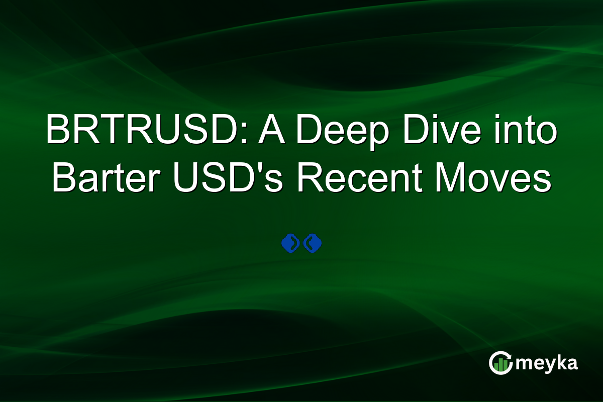 BRTRUSD: A Deep Dive into Barter USD's Recent Moves