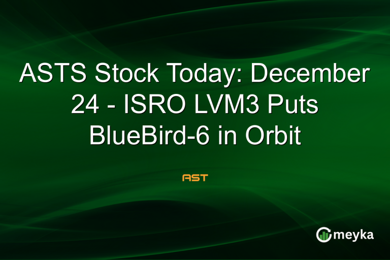 ASTS Stock Today: December 24 - ISRO LVM3 Puts BlueBird-6 in Orbit