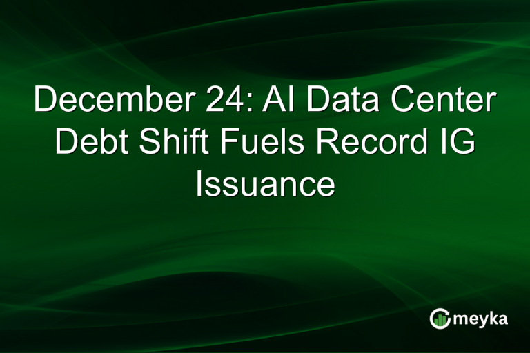 December 24: AI Data Center Debt Shift Fuels Record IG Issuance