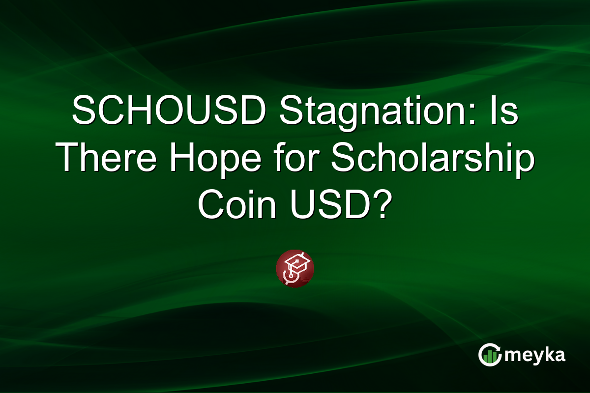 SCHOUSD Stagnation: Is There Hope for Scholarship Coin USD?