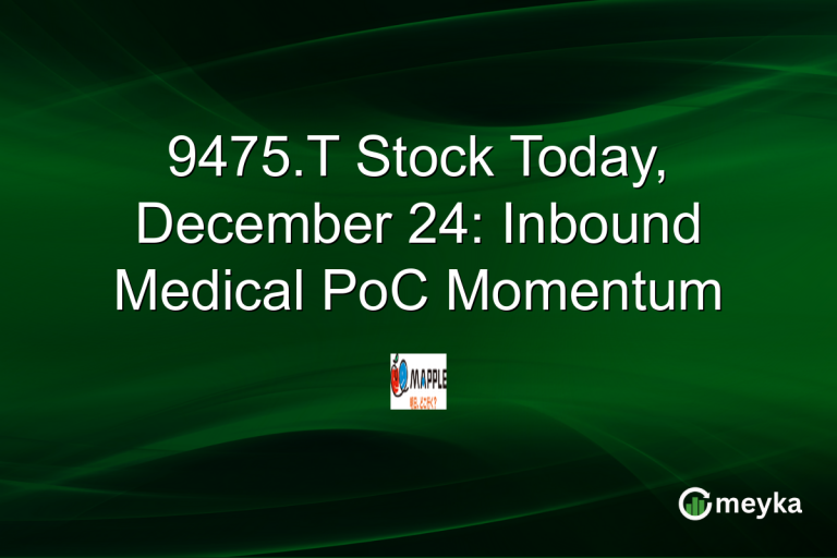 9475.T Stock Today, December 24: Inbound Medical PoC Momentum