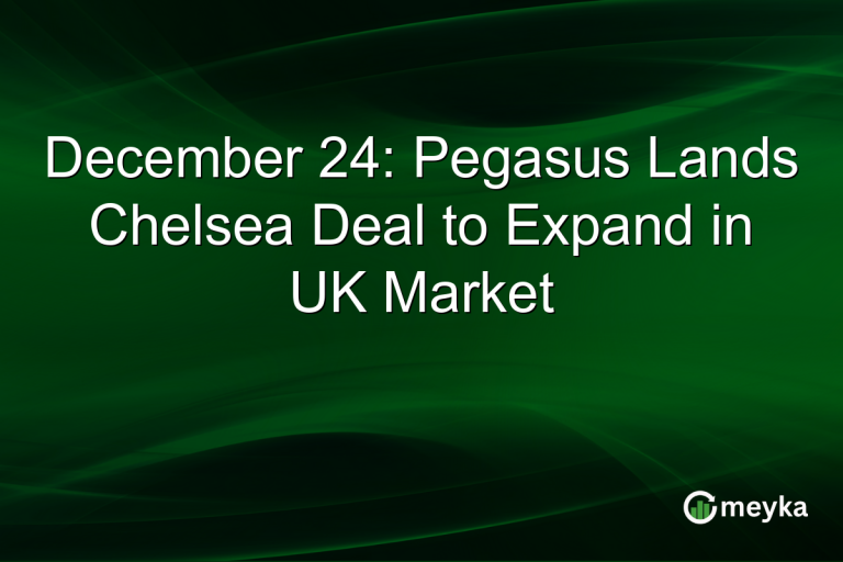 December 24: Pegasus Lands Chelsea Deal to Expand in UK Market