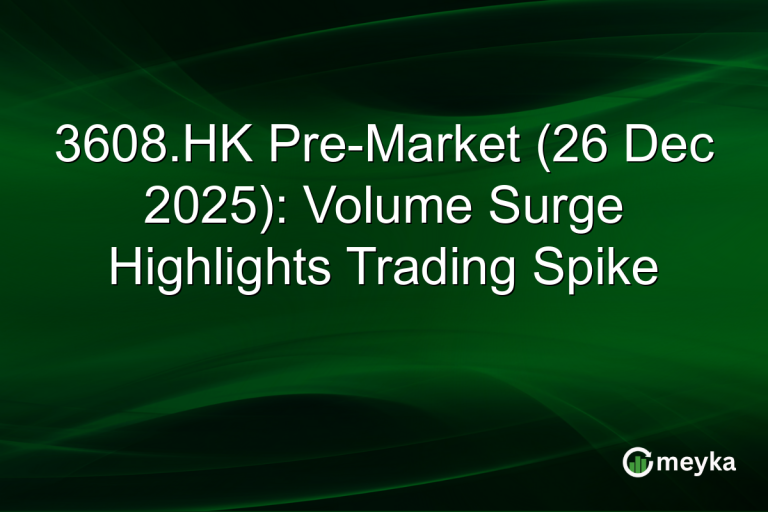 3608.HK Pre-Market (26 Dec 2025): Volume Surge Highlights Trading Spike