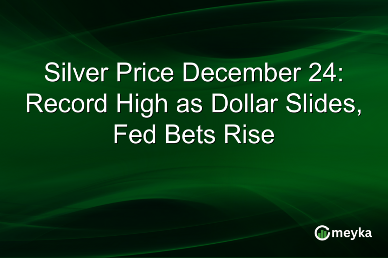 Silver Price December 24: Record High as Dollar Slides, Fed Bets Rise