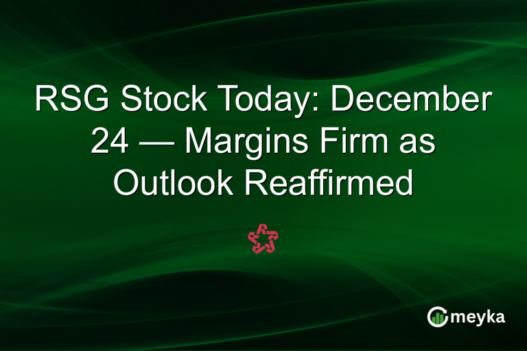 RSG Stock Today: December 24 — Margins Firm as Outlook Reaffirmed