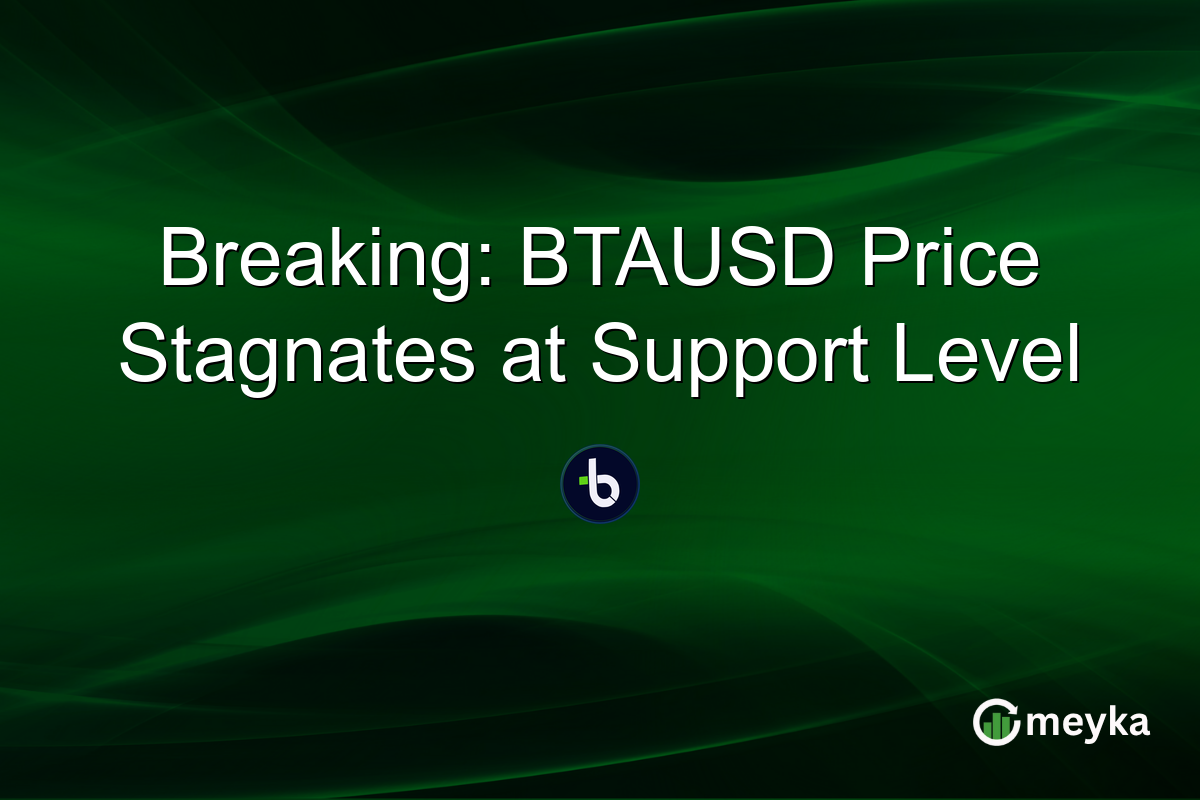 Breaking: BTAUSD Price Stagnates at Support Level