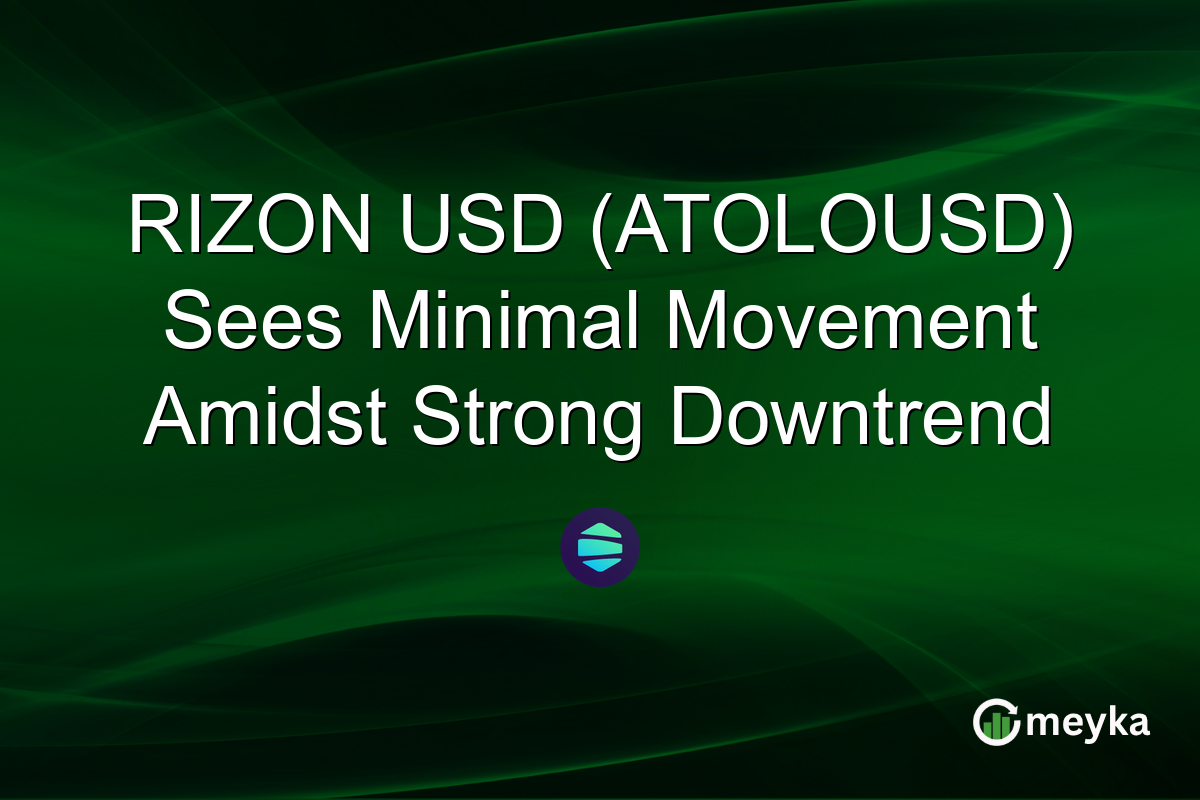 RIZON USD (ATOLOUSD) Sees Minimal Movement Amidst Strong Downtrend