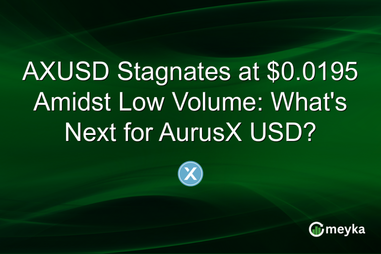 AXUSD Stagnates at $0.0195 Amidst Low Volume: What's Next for AurusX USD?