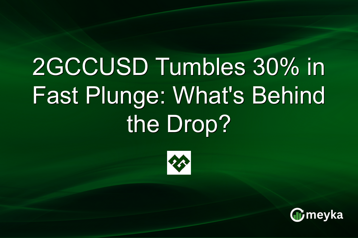 2GCCUSD Tumbles 30% in Fast Plunge: What's Behind the Drop?