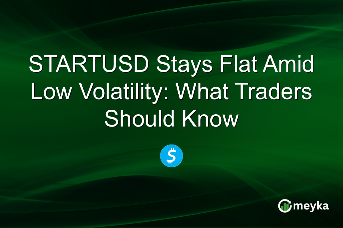 STARTUSD Stays Flat Amid Low Volatility: What Traders Should Know