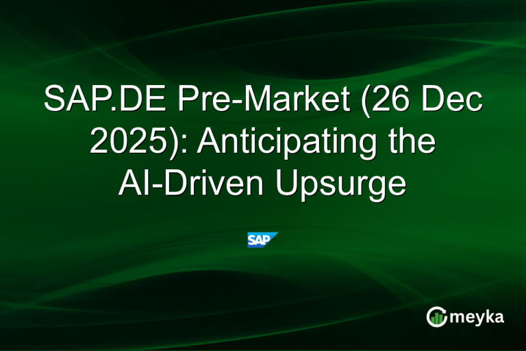 SAP.DE Pre-Market (26 Dec 2025): Anticipating the AI-Driven Upsurge