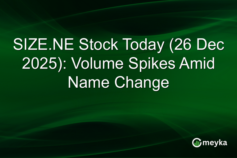 SIZE.NE Stock Today (26 Dec 2025): Volume Spikes Amid Name Change