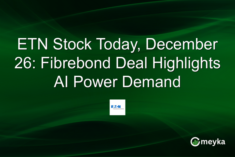 ETN Stock Today, December 26: Fibrebond Deal Highlights AI Power Demand