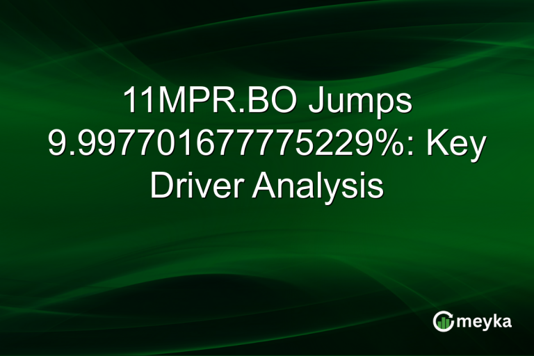 11MPR.BO Jumps 9.997701677775229%: Key Driver Analysis