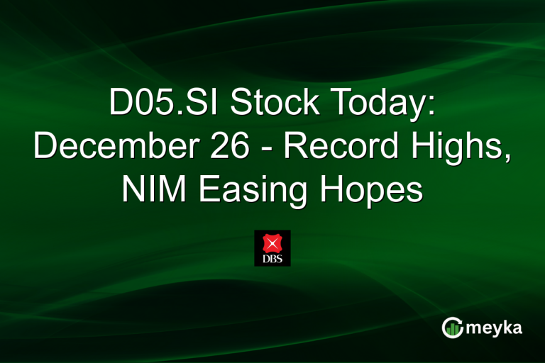 D05.SI Stock Today: December 26 - Record Highs, NIM Easing Hopes