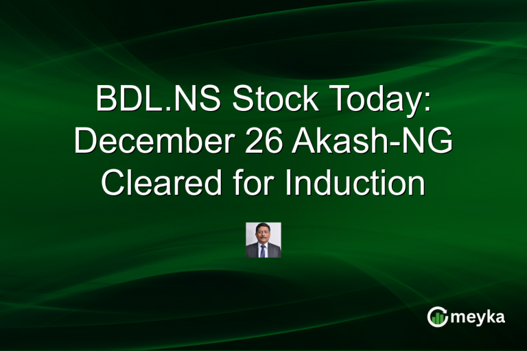 BDL.NS Stock Today: December 26 Akash-NG Cleared for Induction