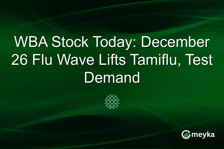WBA Stock Today: December 26 Flu Wave Lifts Tamiflu, Test Demand
