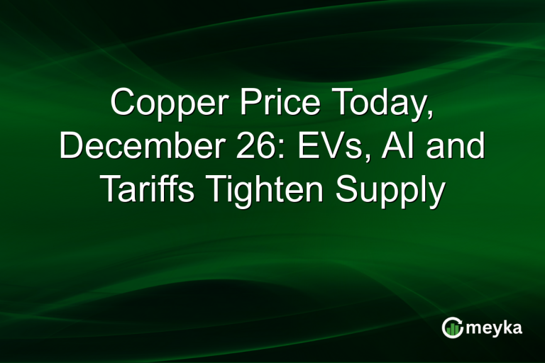 Copper Price Today, December 26: EVs, AI and Tariffs Tighten Supply