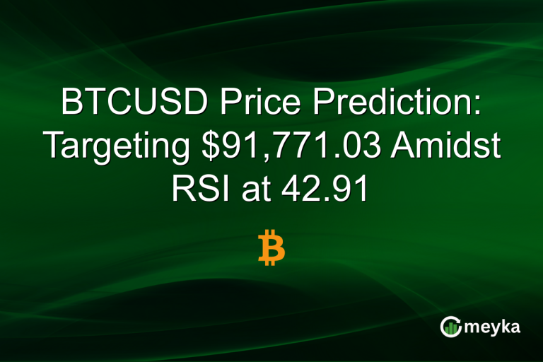 BTCUSD Price Prediction: Targeting $91,771.03 Amidst RSI at 42.91
