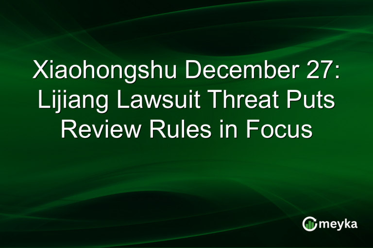 Xiaohongshu December 27: Lijiang Lawsuit Threat Puts Review Rules in Focus