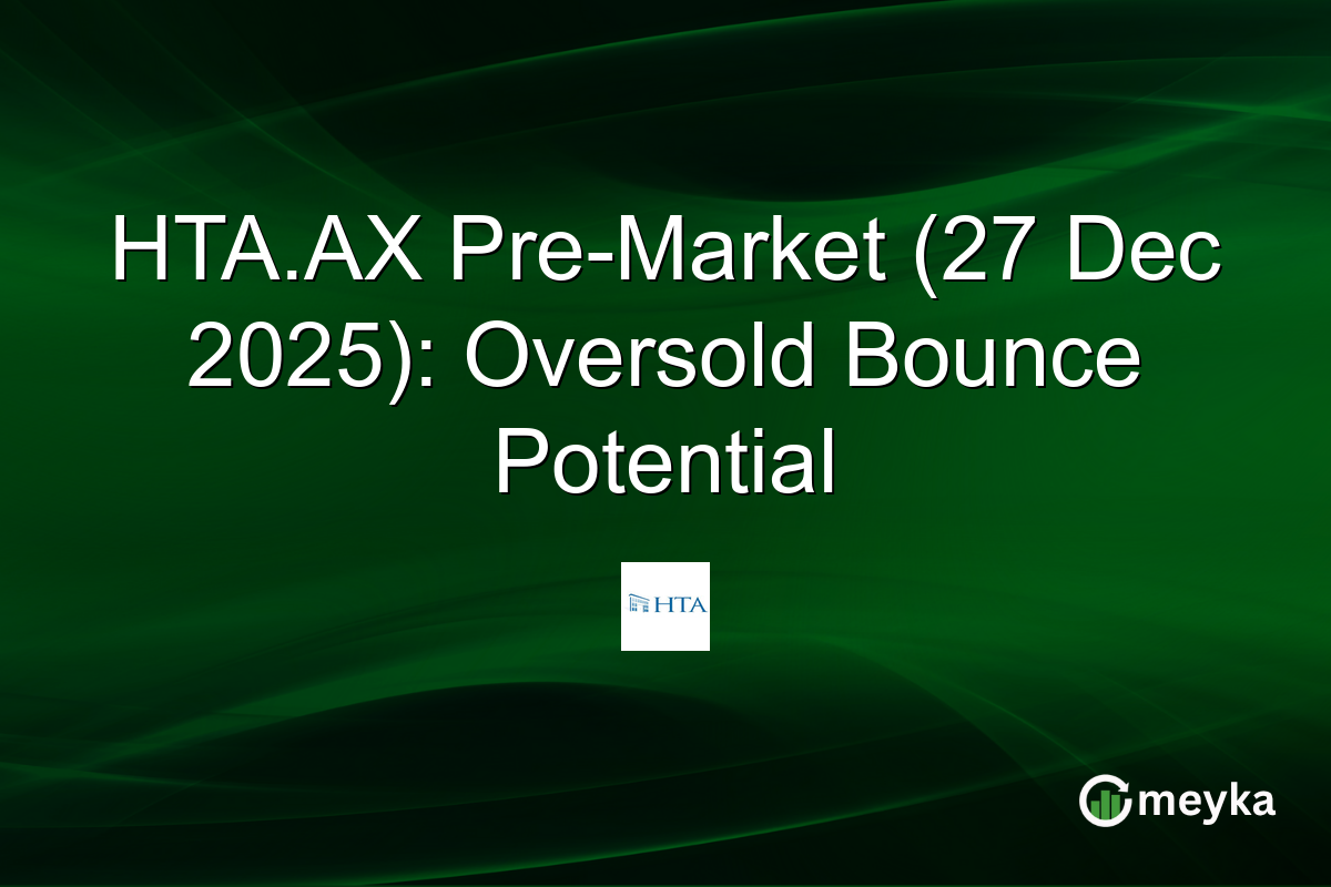 HTA.AX Pre-Market (27 Dec 2025): Oversold Bounce Potential