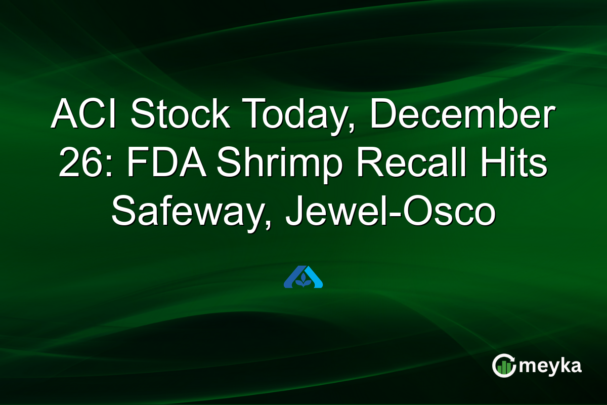 ACI Stock Today, December 26: FDA Shrimp Recall Hits Safeway, Jewel-Osco